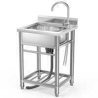 Kitchen Utility Sink Stainless Steel Commercial Re
