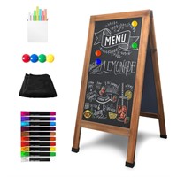 SELEAD Magnetic A-Frame Chalkboard Sign with 10 Ch