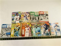 10pcs baseball digest books