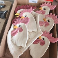 Chicken Snack Set - Lot of 6, some chips