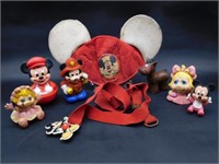 VINTAGE MICKEY MOUSE AND MUPPETS MIXED LOT ANTIQUE