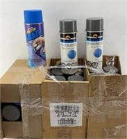 14 spray paint top coat / 4 multi purpose rubber