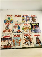 12pcs MAD Magazines