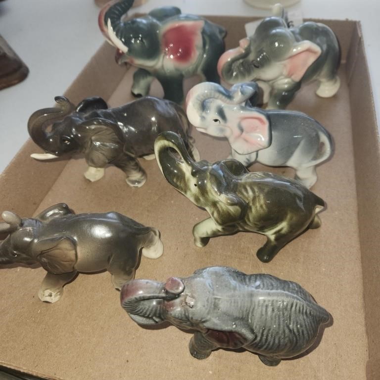 Porcelain / Ceramic Elephants