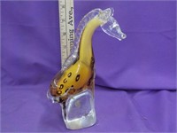 Glass giraffe