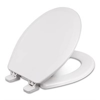 Centoco Wooden Toilet Seat Round, Closed Front wit