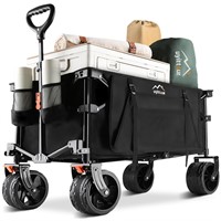 Uyittour Collapsible Folding Wagon Cart Heavy Duty