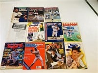 Sports Illustrated and baseball magazines