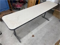 18” x 4 ft folding table