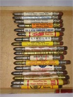 Vintage advertising bullet pencils- Mostly local,