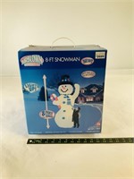 Lights Up 8ft Inflatable Snow Man