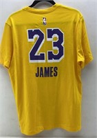 NBA James cotton & polyester shirt size Large