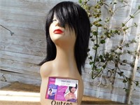 OUTRE WIG with MANNEQUIN HEAD DISPLAY 100% HUMAN H
