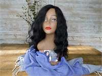 100% HUMAN HAIR WIG with MANNEQUIN HEAD WEAVE MILA