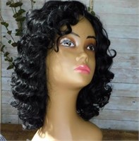 WIG with MANNEQUIN HEAD 100% REMI HUMAN HAIR VELVE