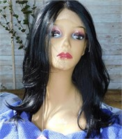 WIG MANNEQUIN HEAD LACE FRONT HAND STITCHED WIG CA