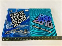 2pcs guinness world records books 2010-2015