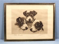Three Rascals Dog Print