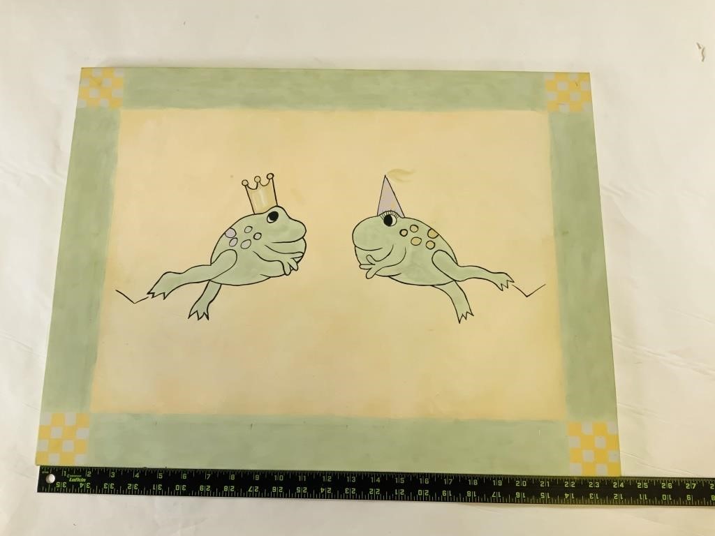 Wendy Bellissimo Frog art Canvas