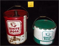 White Rose grease cans #2.