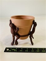 Mini frog plant stand