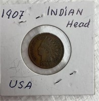 1907 - USA Indian Head coin