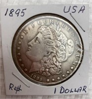 1895 - Replica - USA 1 dollar coin