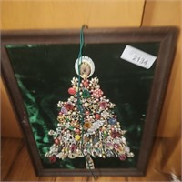 Vintage Costume Jewelry Christmas Tree