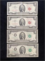 4 - Two dollar bills
