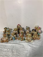 17 Bear Figurines
