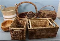 Wicker Baskets & Bins