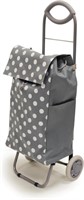 BIOS Living Rolling Shopping Cart - Grey with