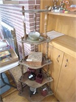 Vintage 5 Shelf Corner stand NOT including