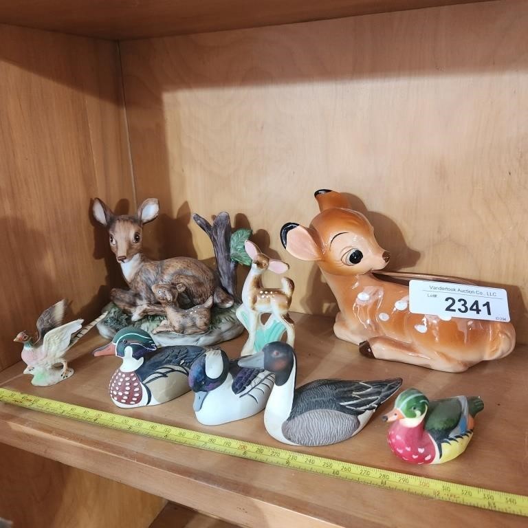 Vintage Figurines  - Deer Planter , Deer & Avon