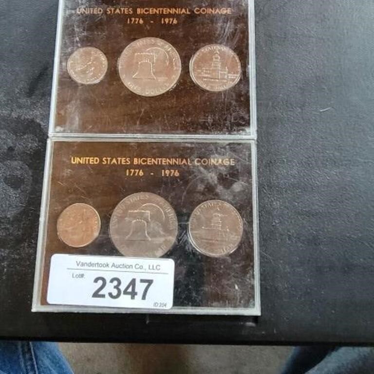 2 - US Bicentennial Coinage Sets