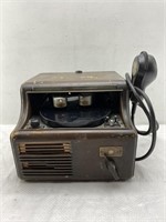 Vintage sound scriber phonograph voice recorder
