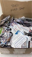 4000 mixed sports cards
