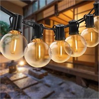 Quntis Outdoor String Lights, Connectable 32FT