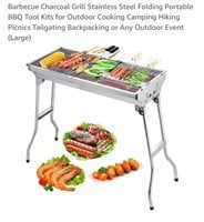 NEW Stainless Steel Barbecue Charcoal Grill,