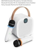 NEW Karaoke Machine w/ 2 Wireless/Bluetooth