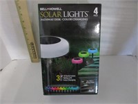 4 Bell + Howell Solar Lights