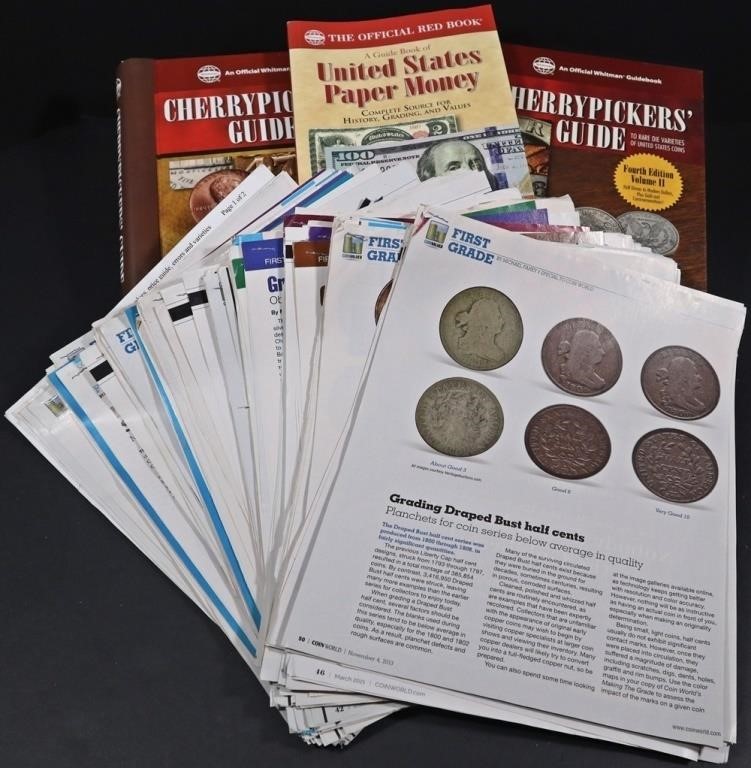 INFORMATIONAL COIN BOOKS AND PAGES