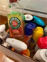 Box LOT Cleaning Supplies