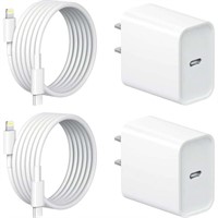 2PACK - 3M HIGH QUALITY CABLES/IPHONE