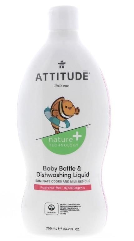 ATTITUDE NATURAL CARE BABY BOTTLE/DISHWASHING