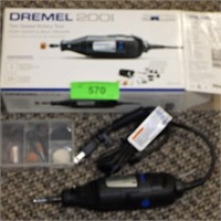 DREMEL 200 TWO-SPEED ROTARY TOOL- TURNS ON