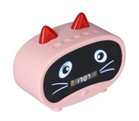 Mini Cartoon Bluetooth Speaker,  Dual Alarm Clocks