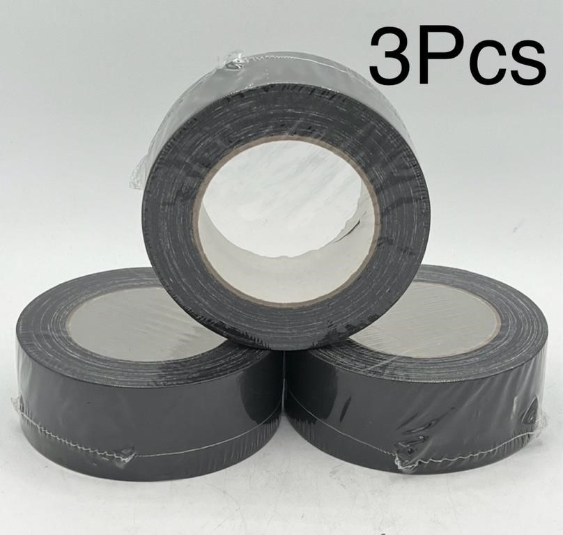 3 PCS BLACK GAFFERS TAPE 2 in x 30 Ft