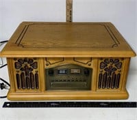 Vintage Style Radio, CD Player, Cassette, &