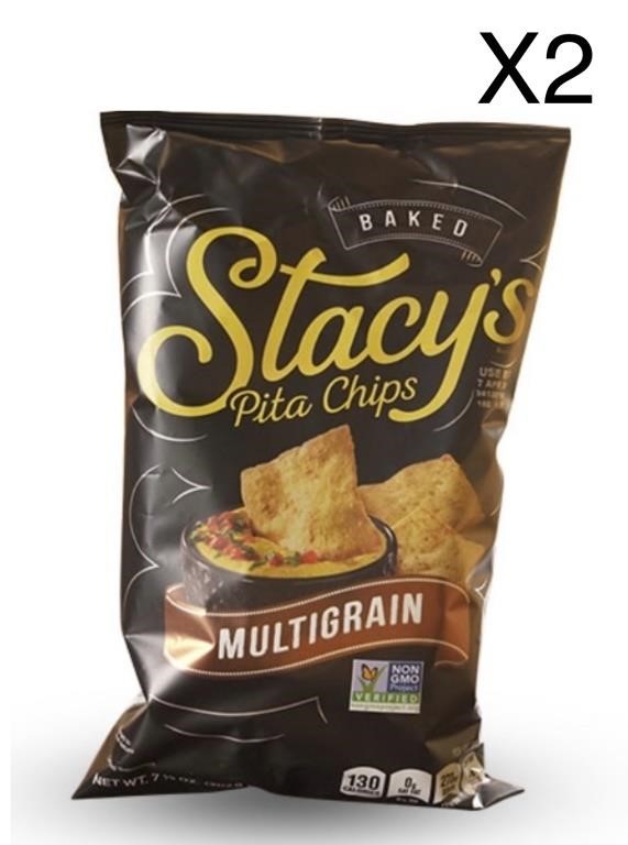 2Packs Stacy’s Pita Chips Multigrain With Sea